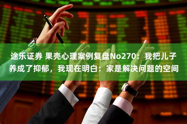 途乐证券 果壳心理案例复盘No270：我把儿子养成了抑郁，我现在明白：家是解决问题的空间