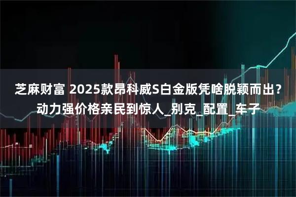 芝麻财富 2025款昂科威S白金版凭啥脱颖而出？动力强价格亲民到惊人_别克_配置_车子